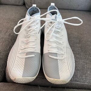 Under Armour Men's White and Gray Athletic Shoes